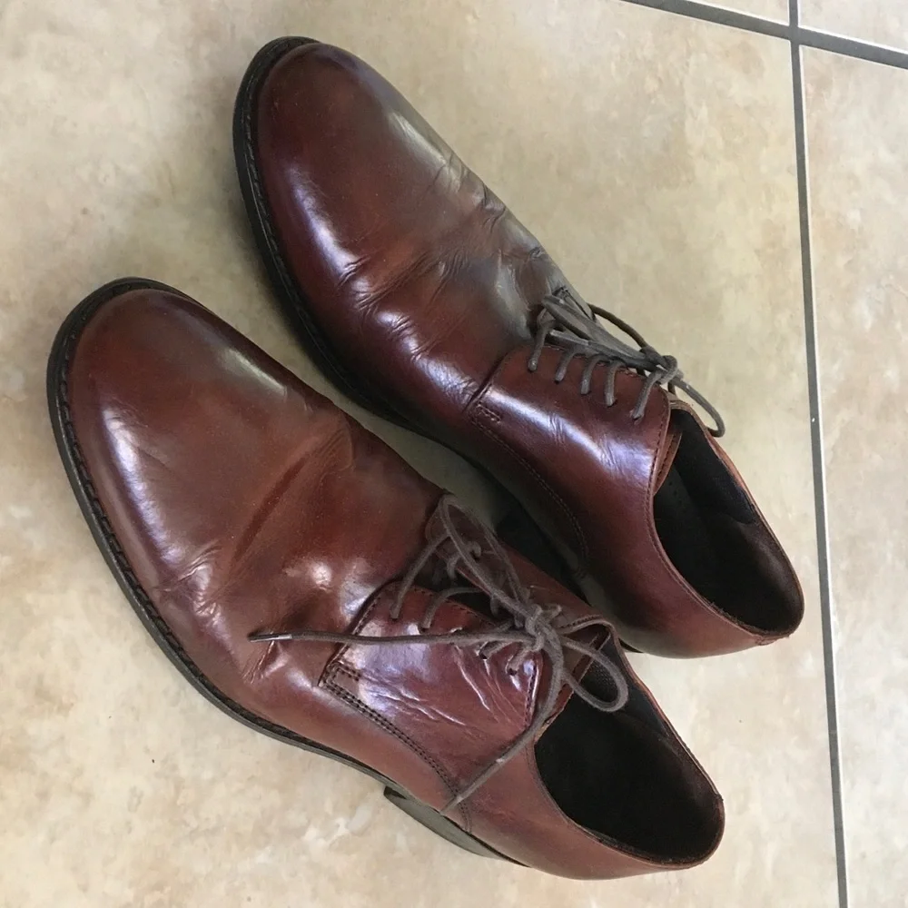 Cole Haan Brown Leather Derby Shoes